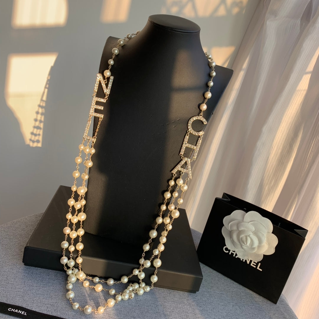 Martin Graham pendant necklace in polished metal-tone – main product view