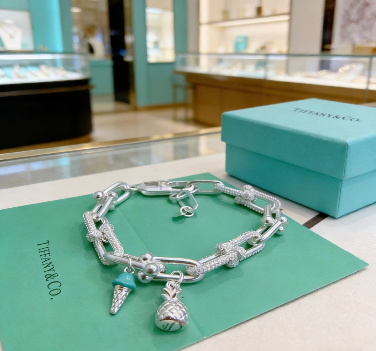 Martin Graham bracelet in polished metal-tone – main product view