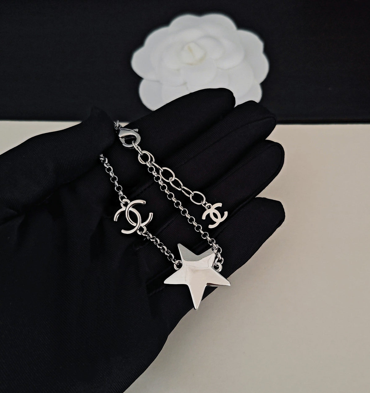 Martin Graham bracelet in polished metal-tone – main product view