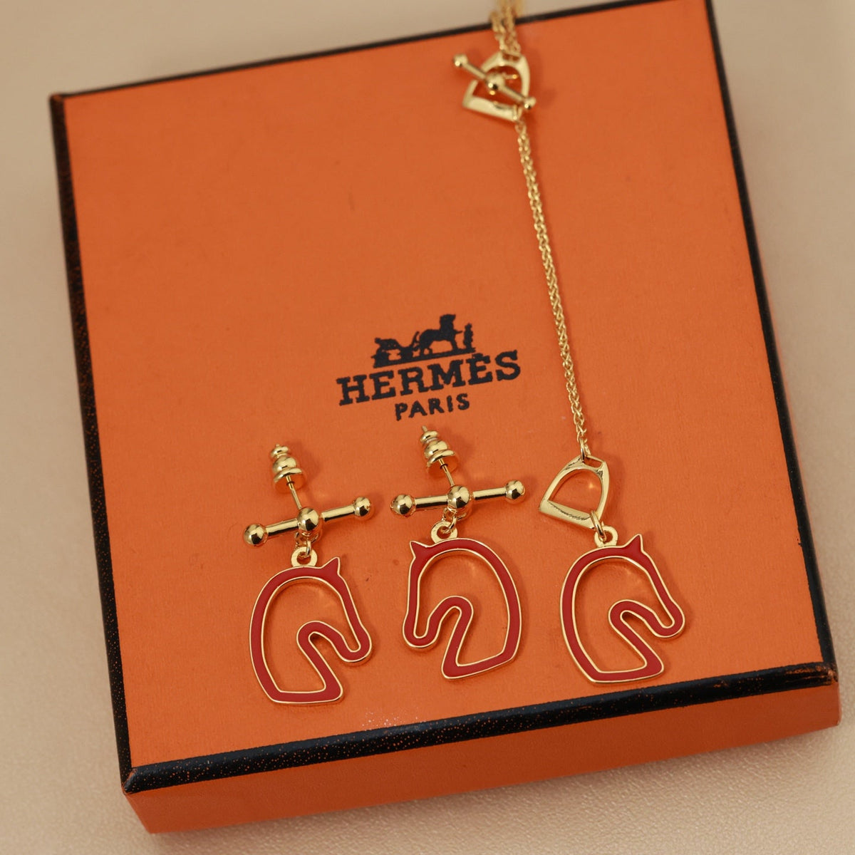 Martin Graham pendant necklace in polished metal-tone – main product view