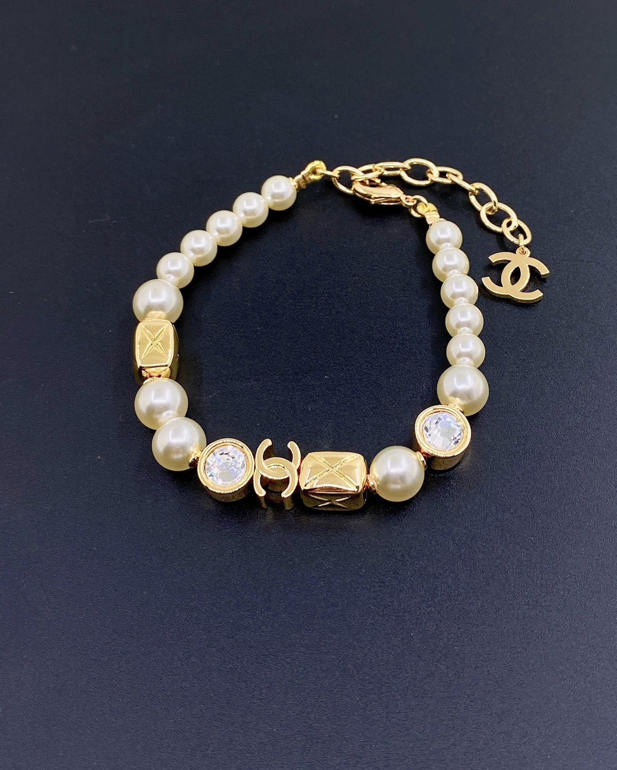 Martin Graham bracelet in polished metal-tone – main product view