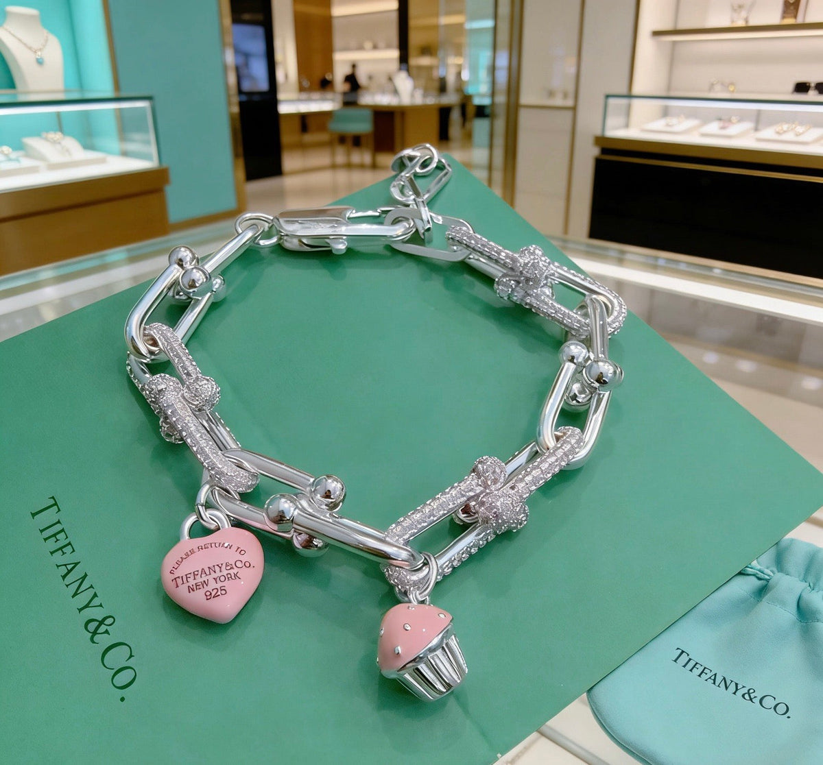 Martin Graham bracelet in polished metal-tone – main product view
