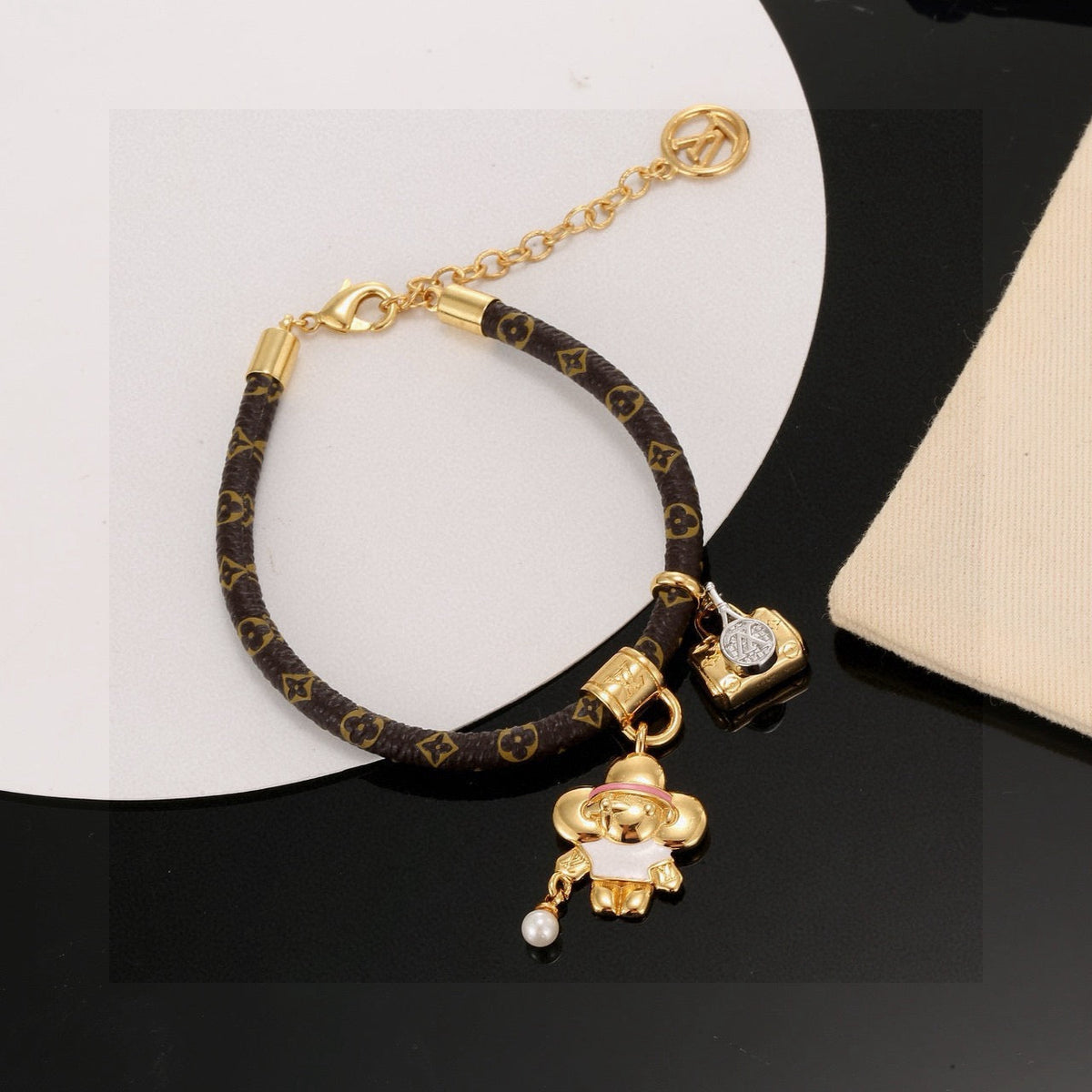 Martin Graham bangle in polished metal-tone – main product view