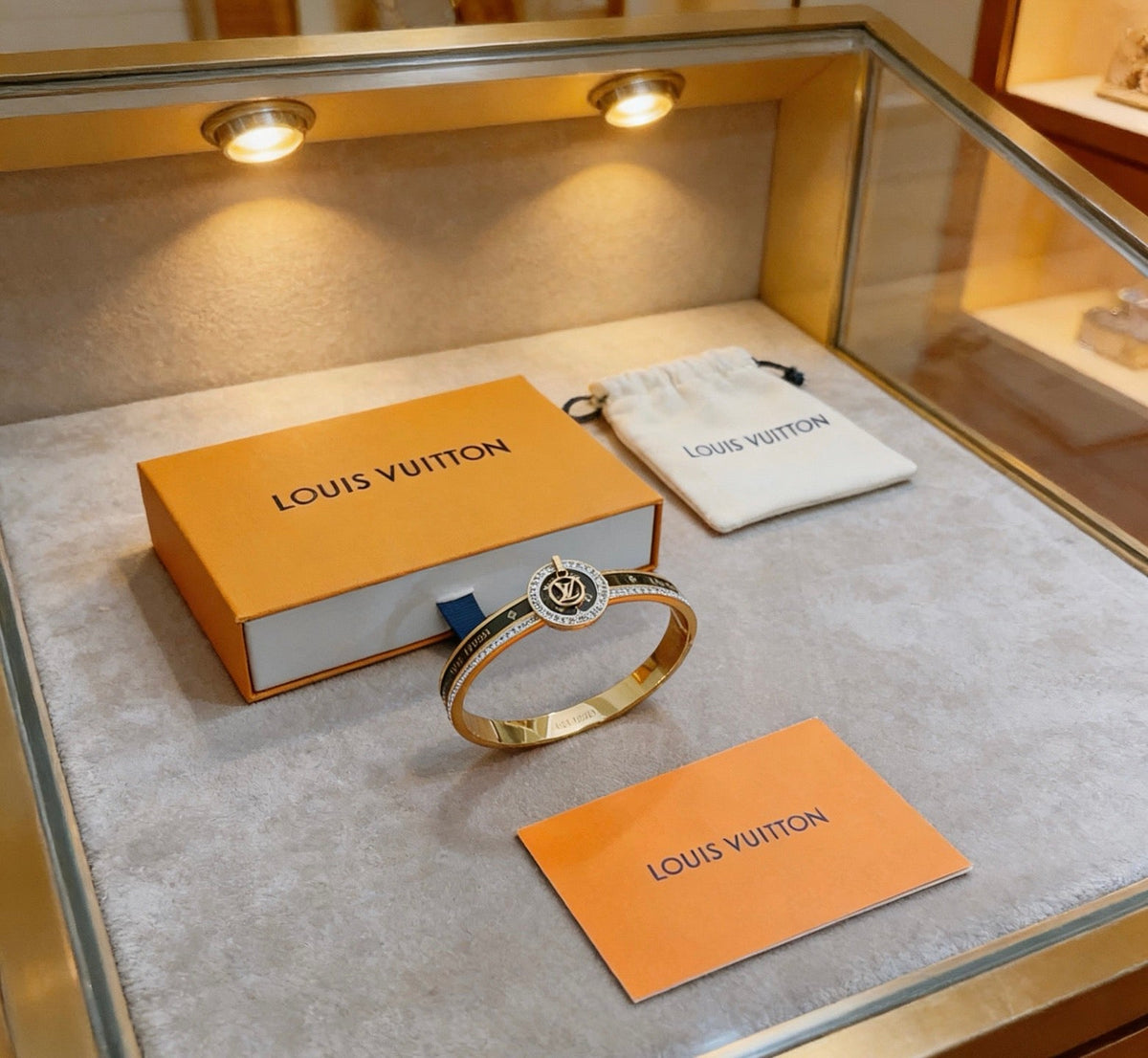 Martin Graham bangle in polished metal-tone – main product view