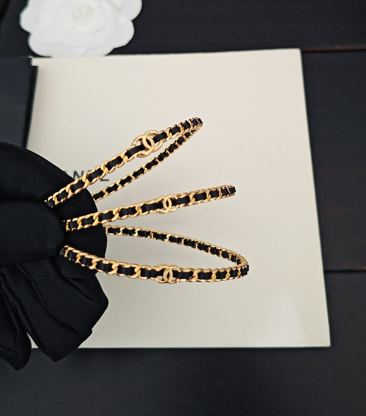 Martin Graham bangle in polished metal-tone – main product view