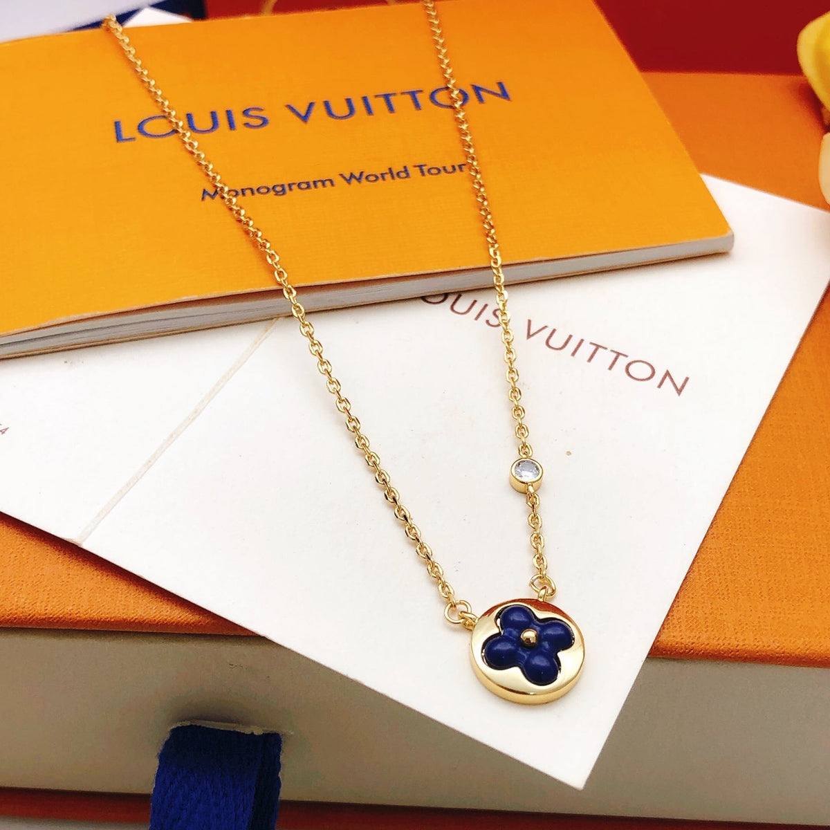 Martin Graham pendant necklace in polished metal-tone – main product view