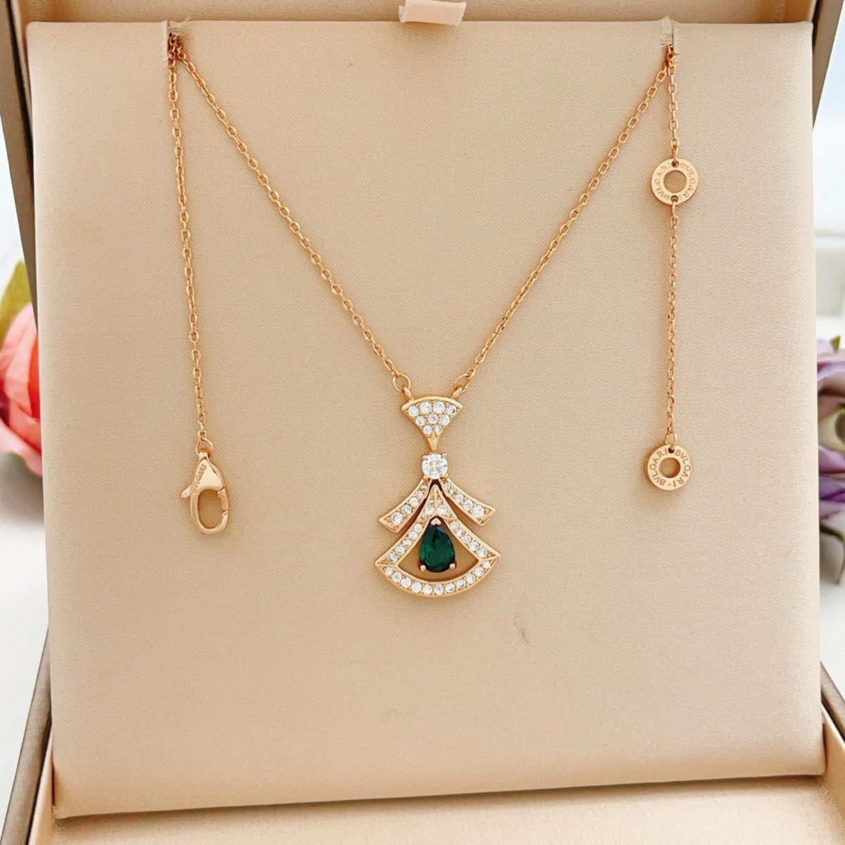 Martin Graham pendant necklace in polished metal-tone – main product view