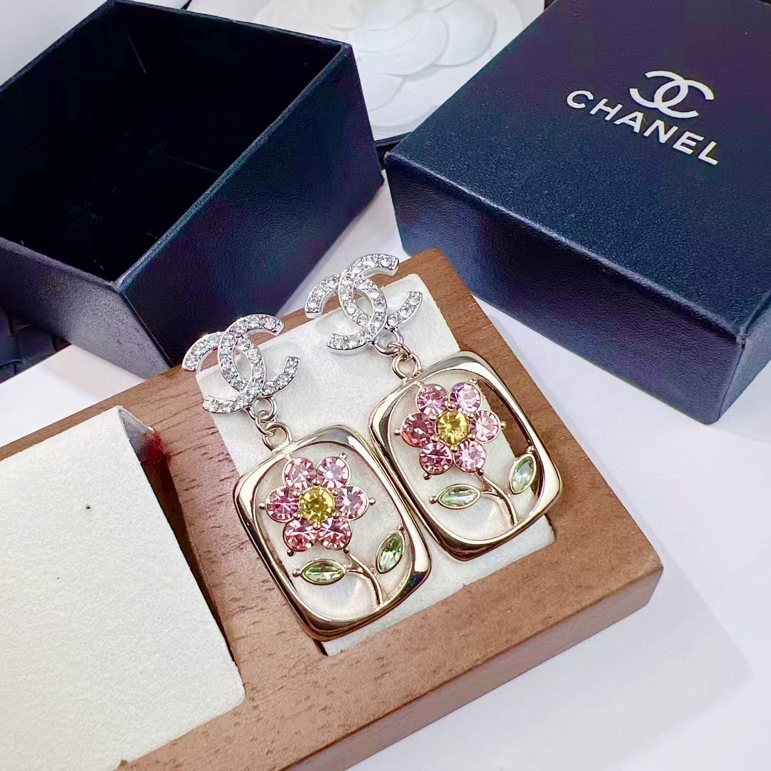 Martin Graham stud earrings in polished metal-tone – main product view