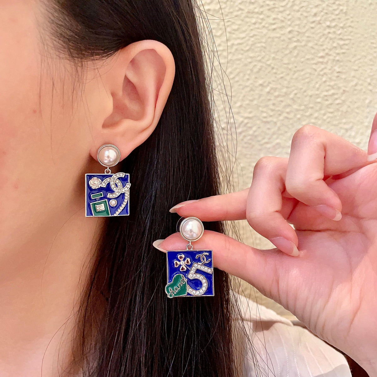 Martin Graham earrings in polished metal-tone – main product view