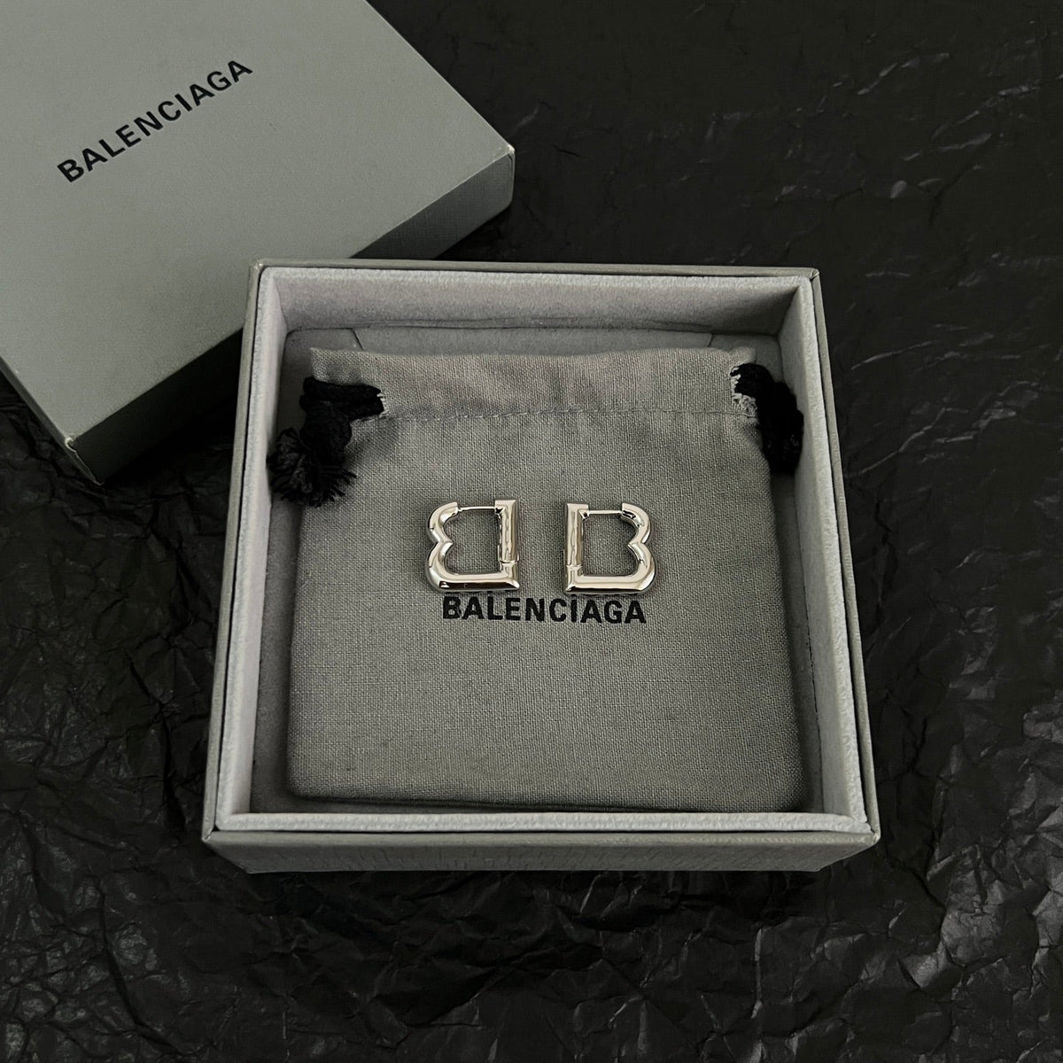 Martin Graham earrings in polished metal-tone – main product view