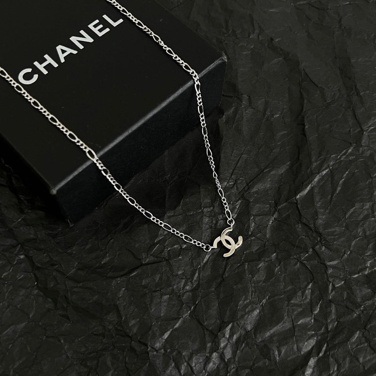 Martin Graham pendant necklace in polished metal-tone – main product view