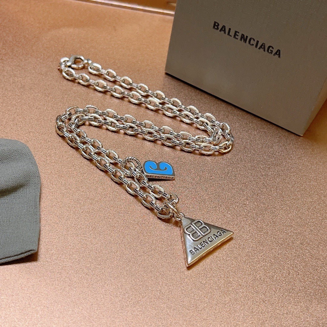 Martin Graham pendant necklace in polished metal-tone – main product view