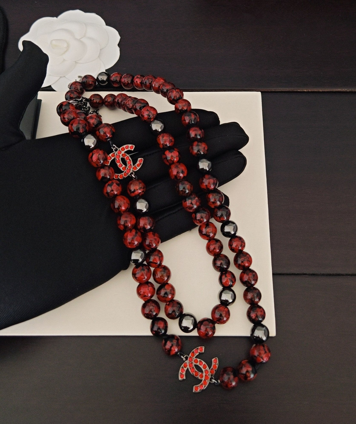 Martin Graham pendant necklace in polished metal-tone – main product view