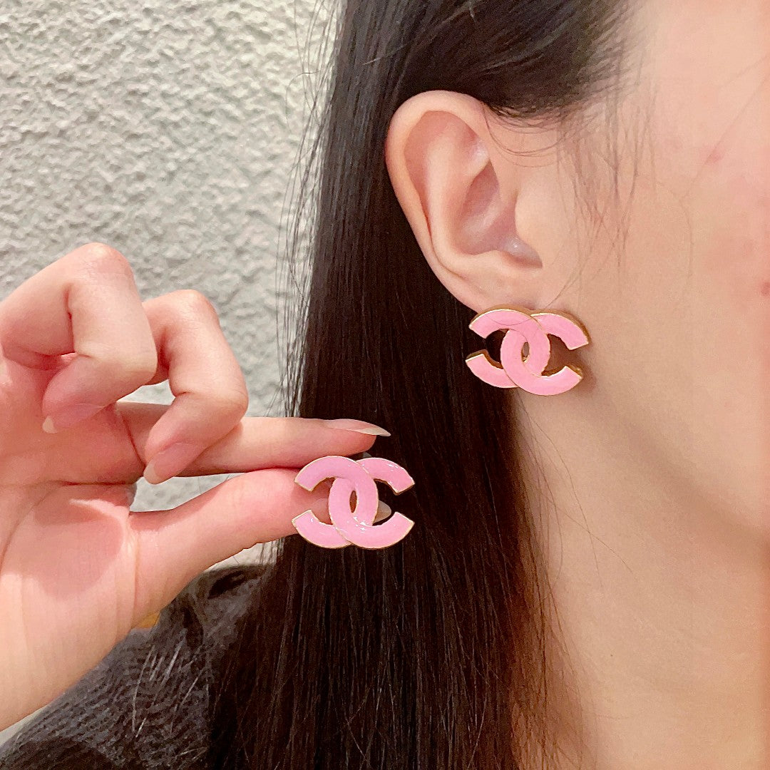 Martin Graham stud earrings in polished metal-tone – main product view