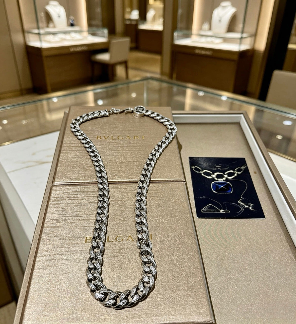 Martin Graham pendant necklace in polished metal-tone – main product view