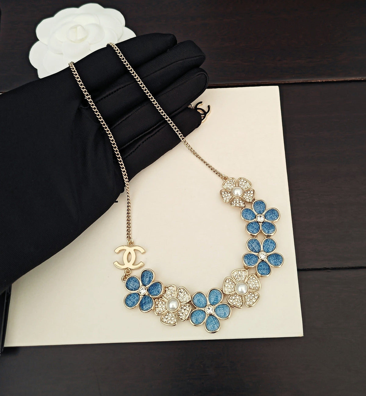 Martin Graham pendant necklace in polished metal-tone – main product view