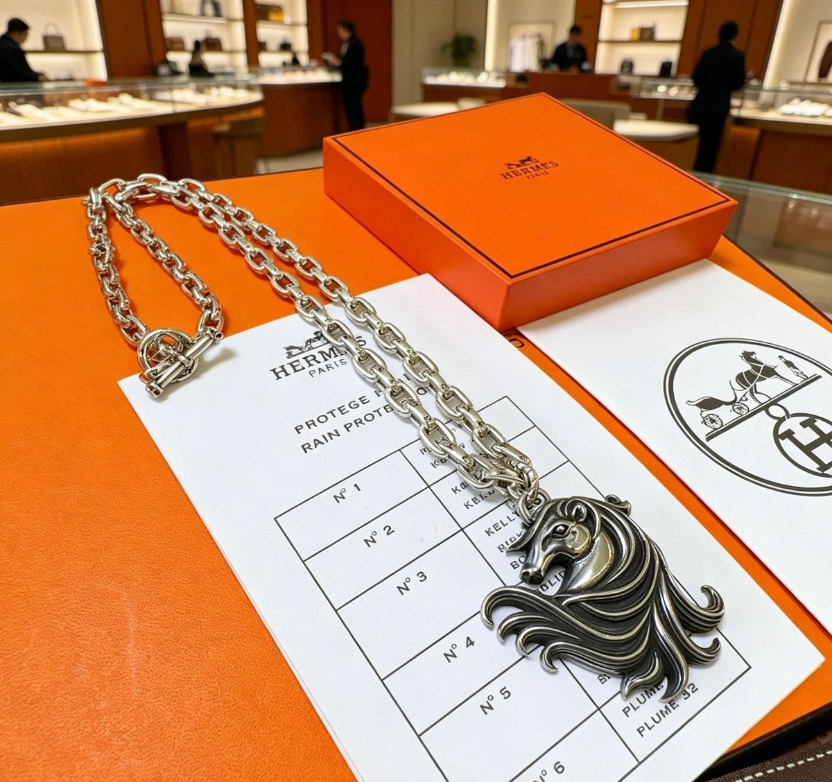 Martin Graham pendant necklace in polished metal-tone – main product view