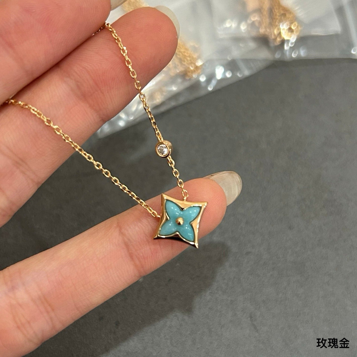 Martin Graham pendant necklace in polished metal-tone – main product view