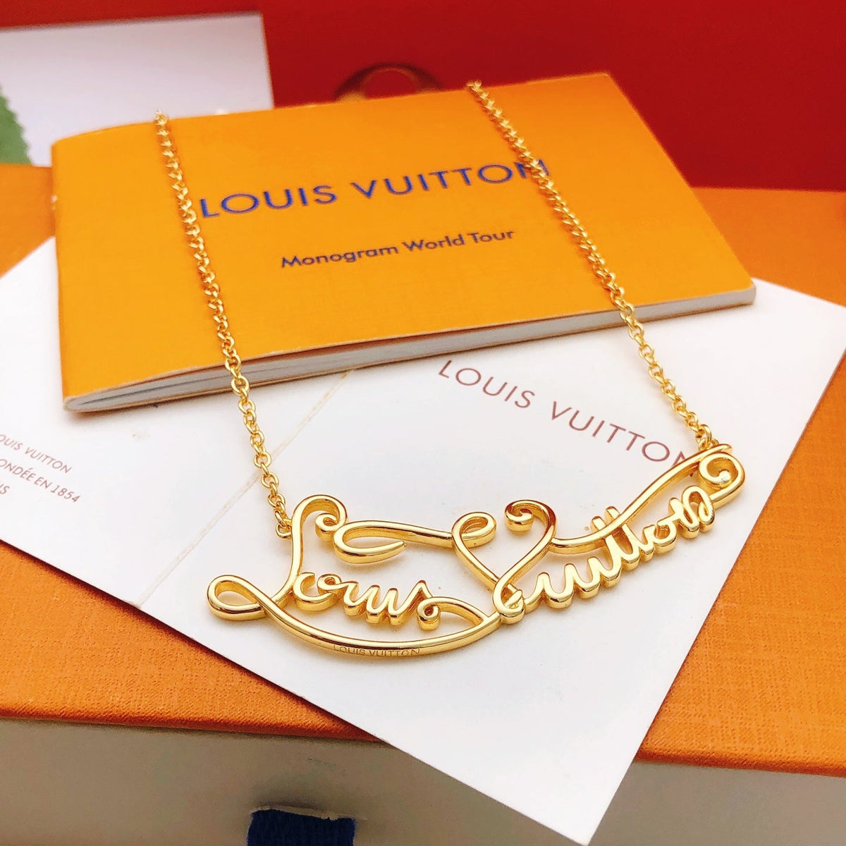 Martin Graham pendant necklace in polished metal-tone – main product view
