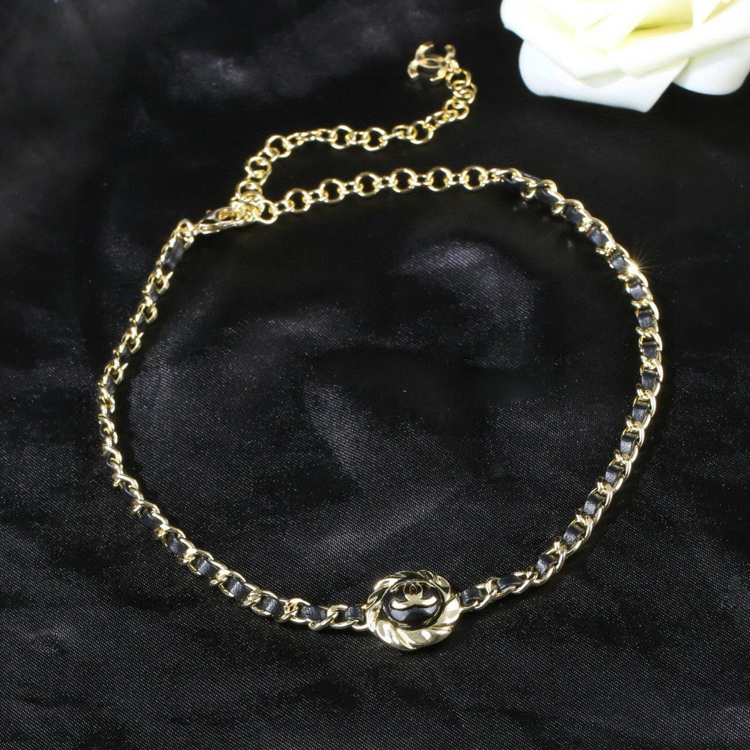 Martin Graham pendant necklace in polished metal-tone – main product view