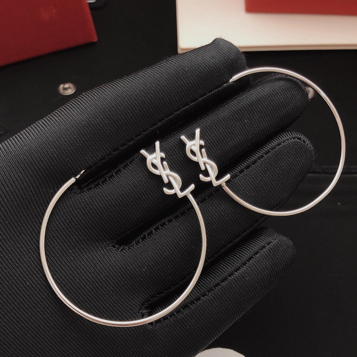 Martin Graham earrings in polished metal-tone – main product view