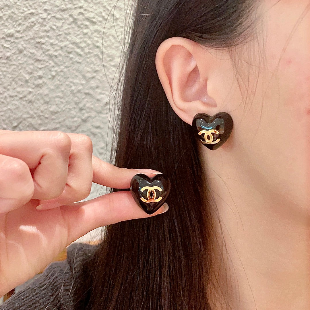 Martin Graham stud earrings in polished metal-tone – main product view
