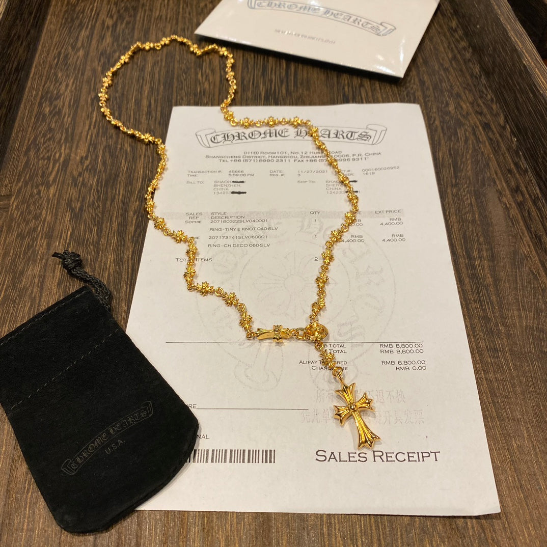 Martin Graham pendant necklace in polished metal-tone – main product view