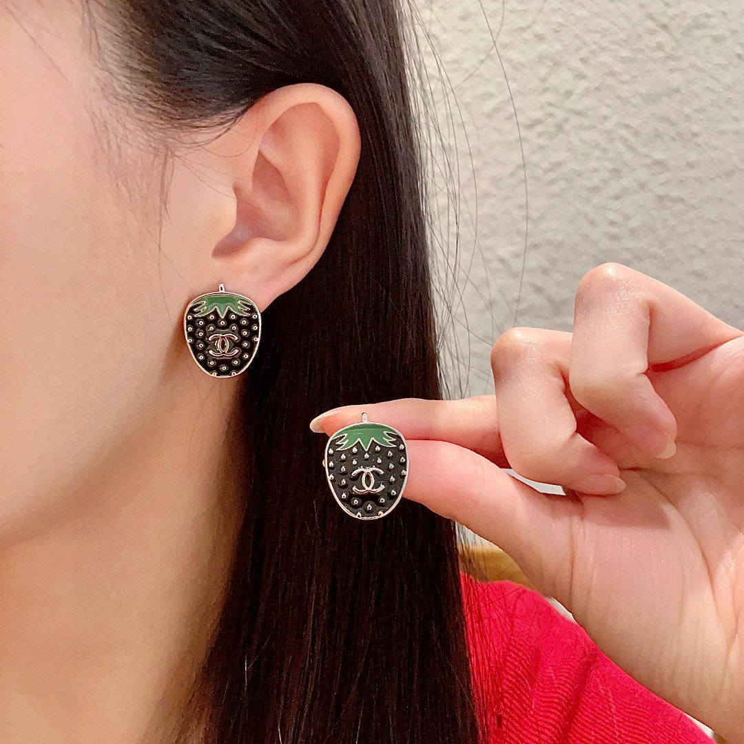 Martin Graham stud earrings in polished metal-tone – main product view