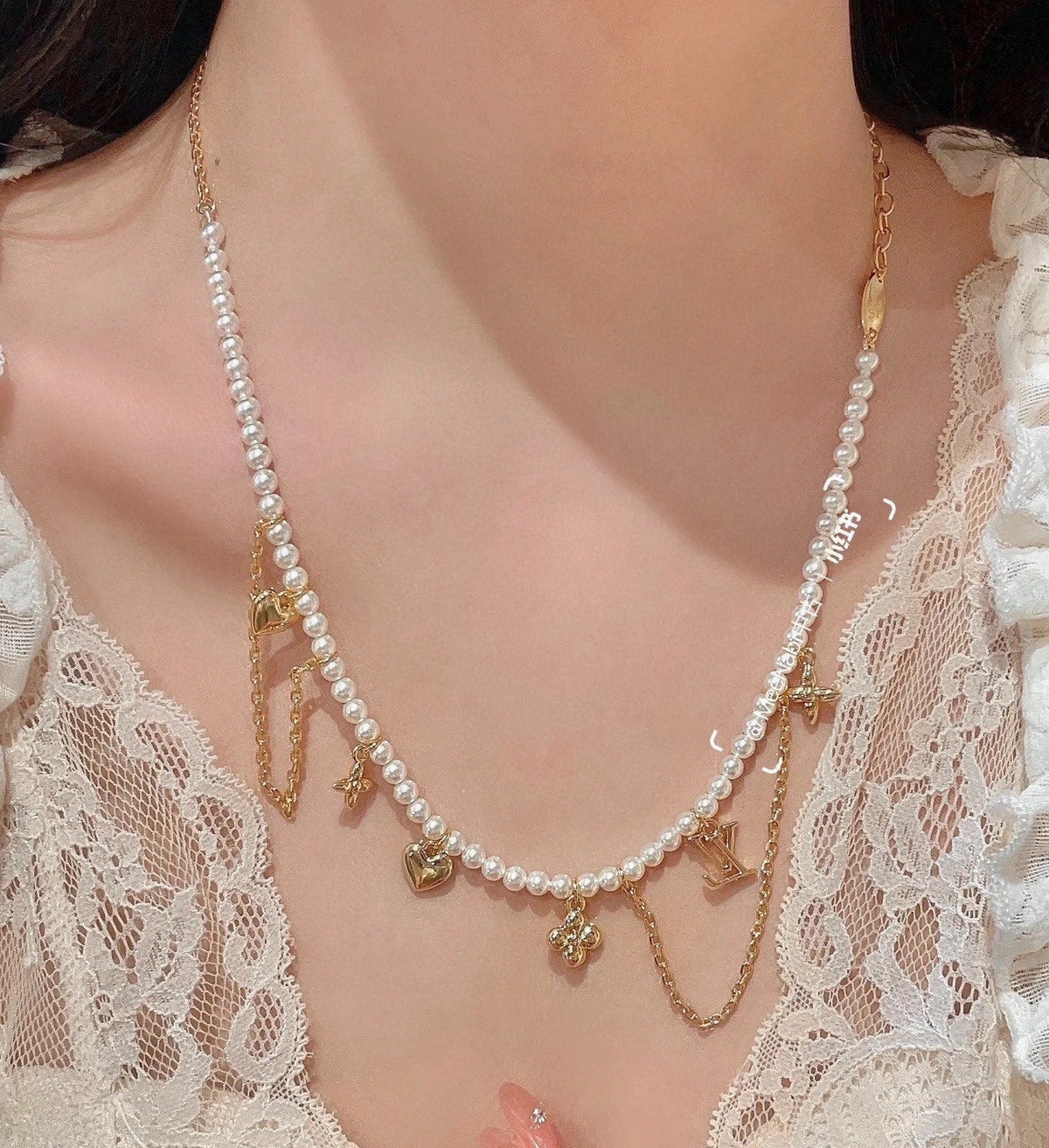 Martin Graham pendant necklace in polished metal-tone – main product view