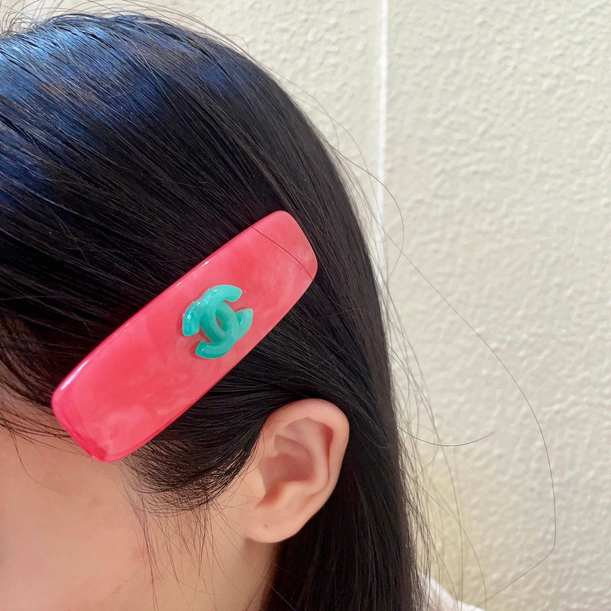 Martin Graham Double-C hair accessory in polished metal-tone – main product view