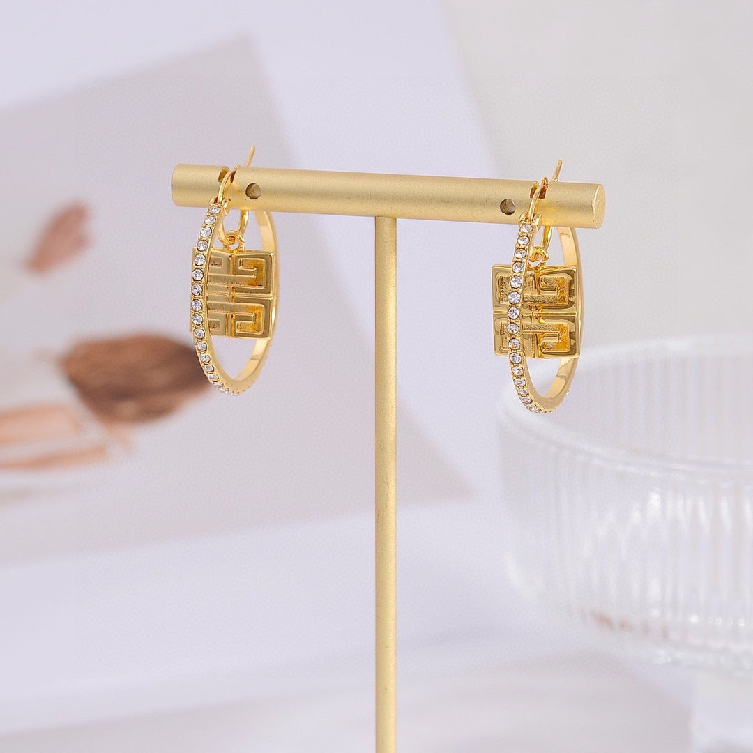 Martin Graham jewelry set in polished metal-tone