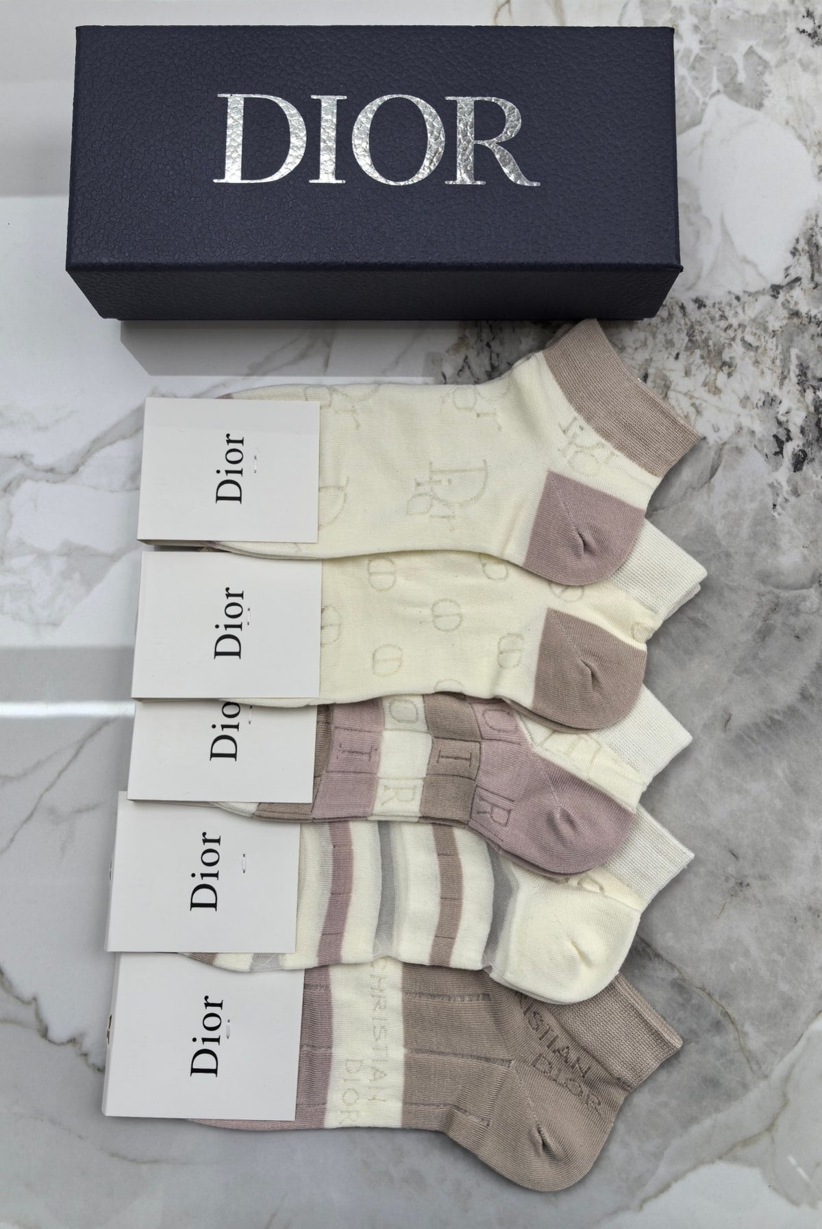 Dior Socks – 5-Pair Pack