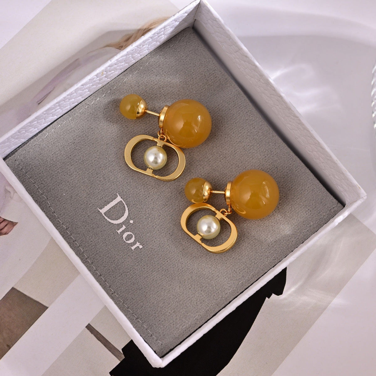 Martin Graham earrings in polished metal-tone – main product view