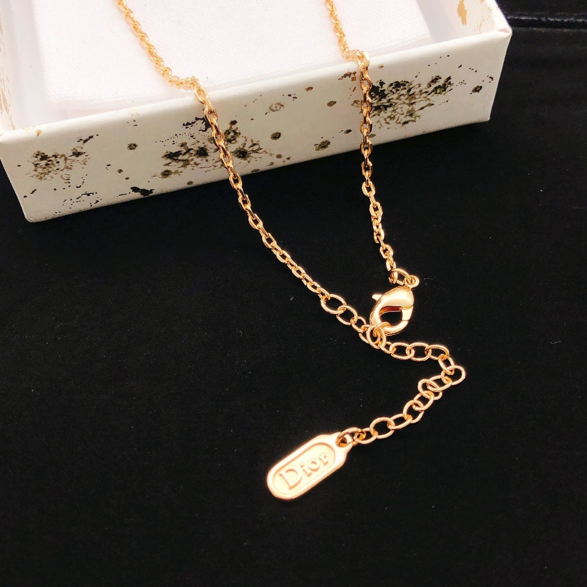 Martin Graham pendant necklace in polished metal-tone – main product view