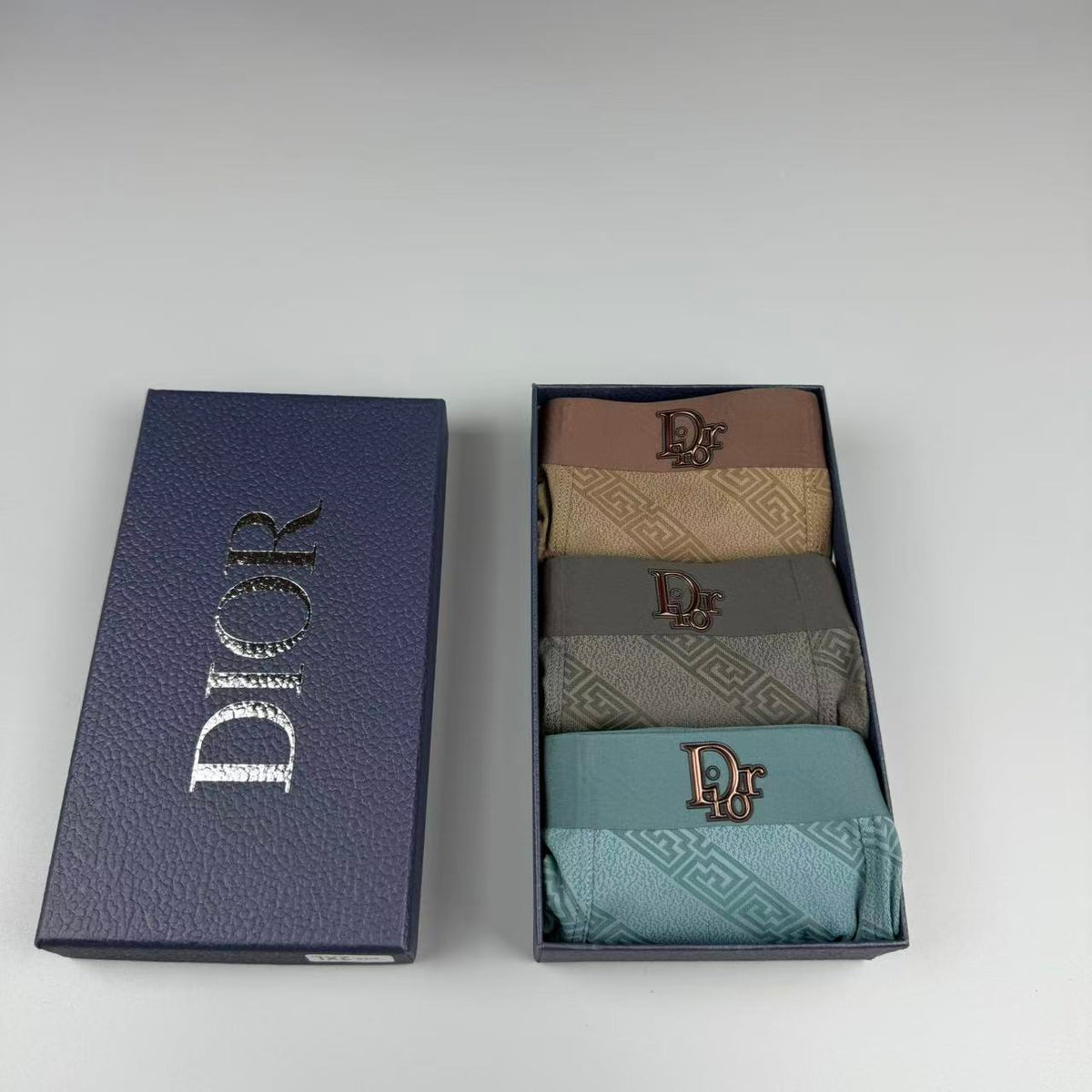 Dior Logo Detail Men's Boxer Briefs - 3-Piece Box