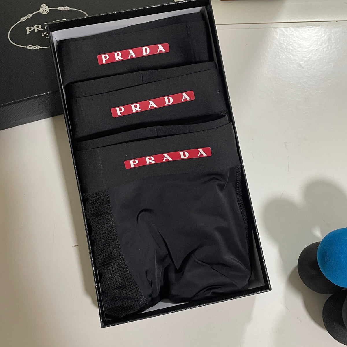 Prada Men's Boxer Briefs - 3-Piece Box