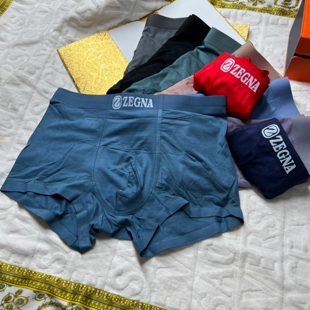Zegna Modal Men's Boxer Briefs - 3-Piece Box - Sizes L-XXXL