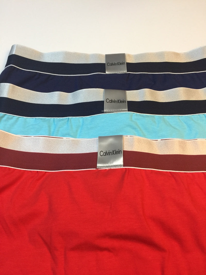 Calvin Klein Cotton Printed Waistbands Men's Boxer Briefs - 3-Piece Box