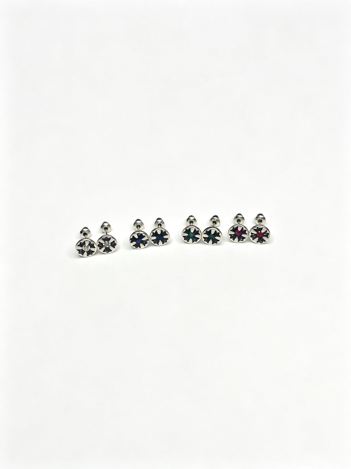 Martin Graham earrings in polished metal-tone – detail view
