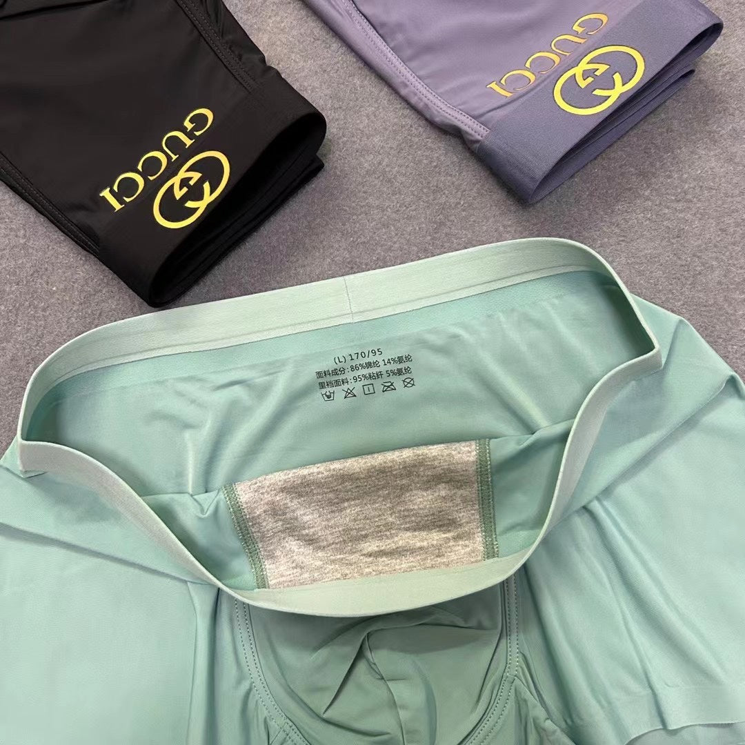 Gucci 91/9 Modal-Spandex Men's Boxer Briefs - 3-Piece Box - Sizes L-XXXL