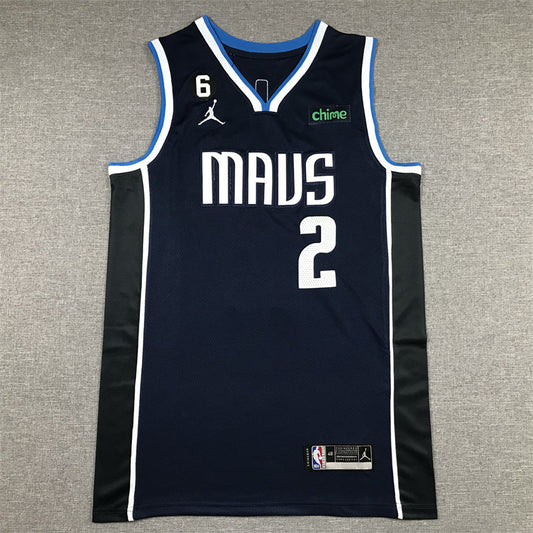 Men's Dallas Mavericks Kyrie Irving #2 Navy 2022/23 Statement Edition Swingman Jerseys
