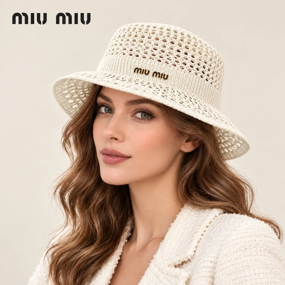 Miu Miu Knit Fedora - image 1