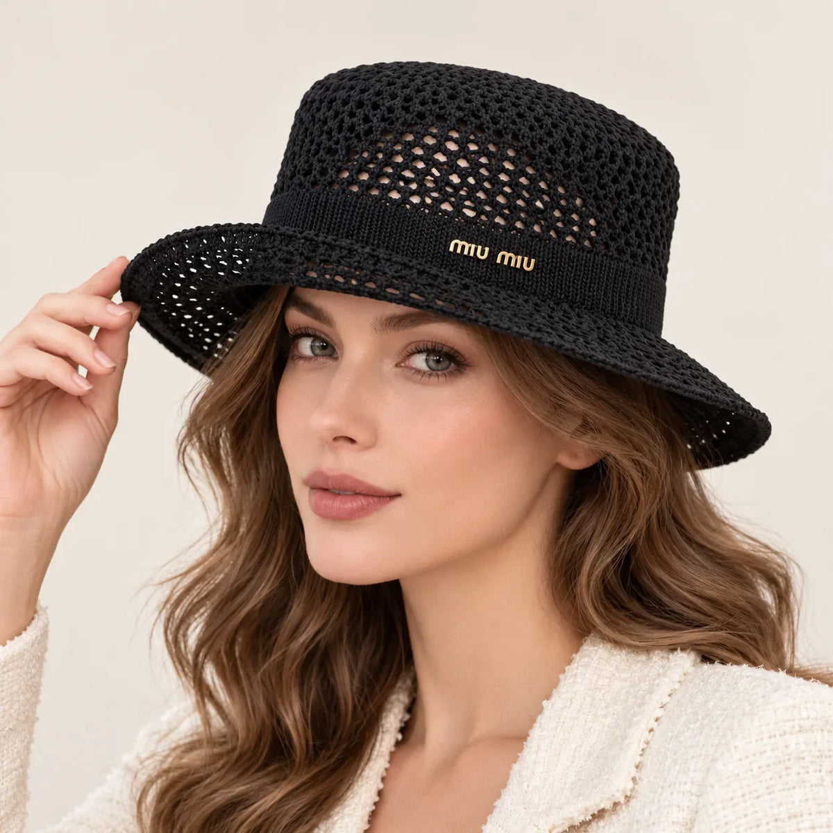 Miu Miu Knit Fedora - image 1