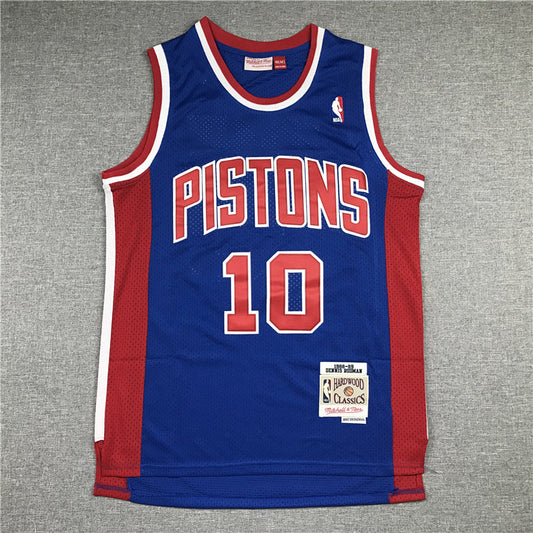 Men's Detroit Pistons Dennis Rodman 1988-89 Hardwood Classics Swingman Jerseys