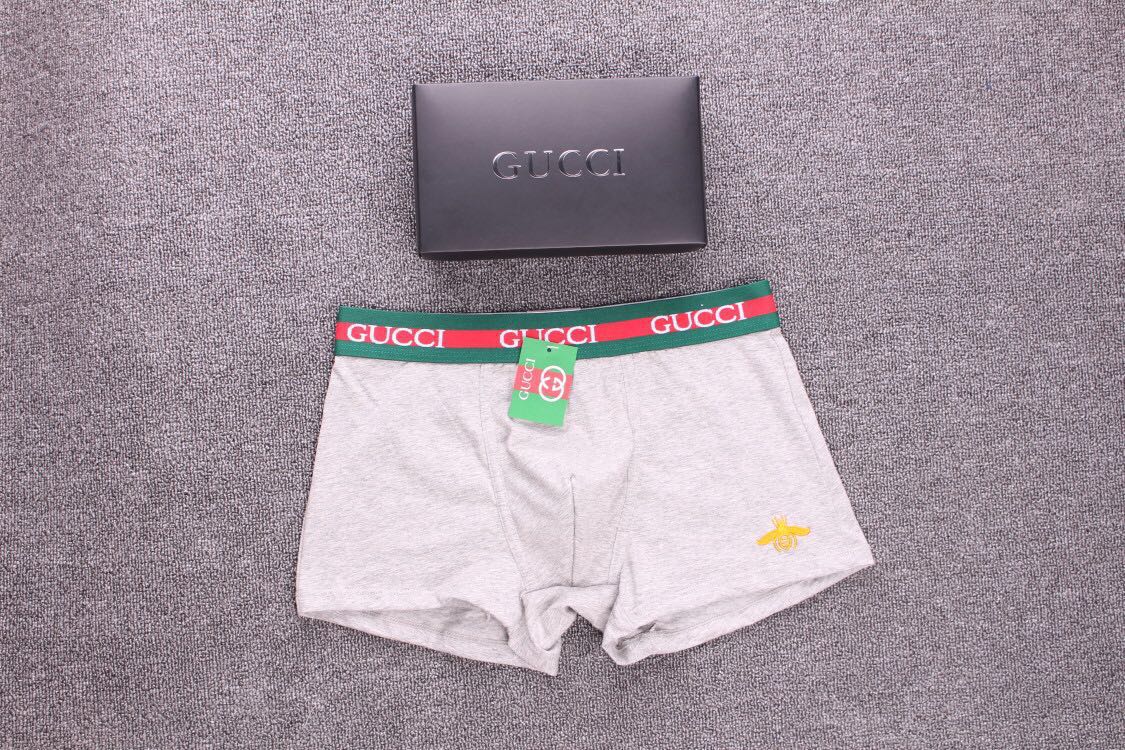 Gucci Allover Red Green Letter Print Boxer Briefs, image 7
