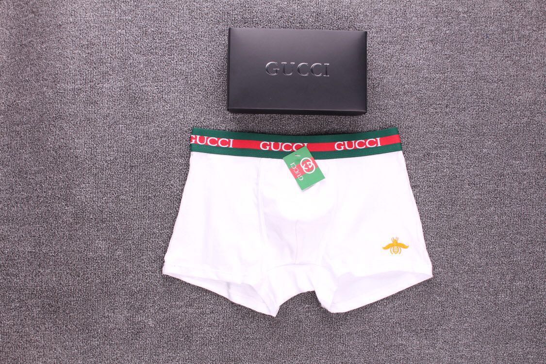 Gucci Allover Red Green Letter Print Boxer Briefs, image 5