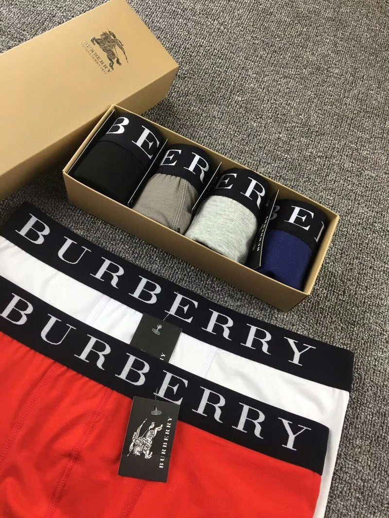 Burberry Folded Multicolour Bold Cuff Text Crew Socks, image 4