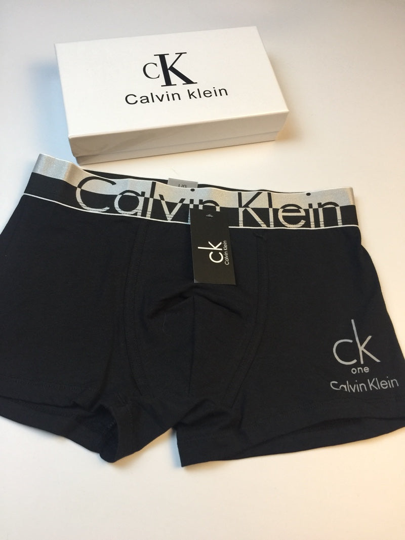 Calvin Klein Black Cream Broad Waist Monogram Boxer Briefs, image 1