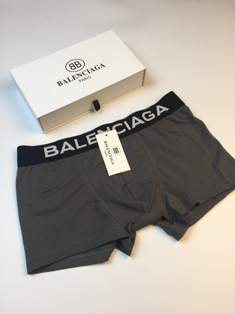 Balenciaga Pale Blue Black Broad Wordmark Boxer Briefs, image 7