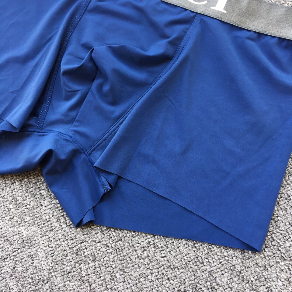 Gucci Blue White Grey Broad Letter Waist Boxer Briefs, image 8
